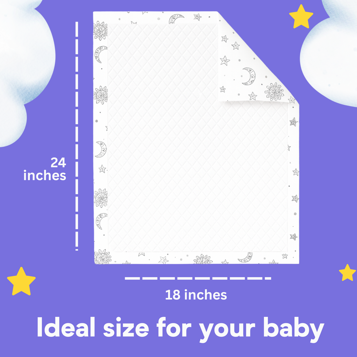 Disposable Changing Pads - Floral (60 Pack)