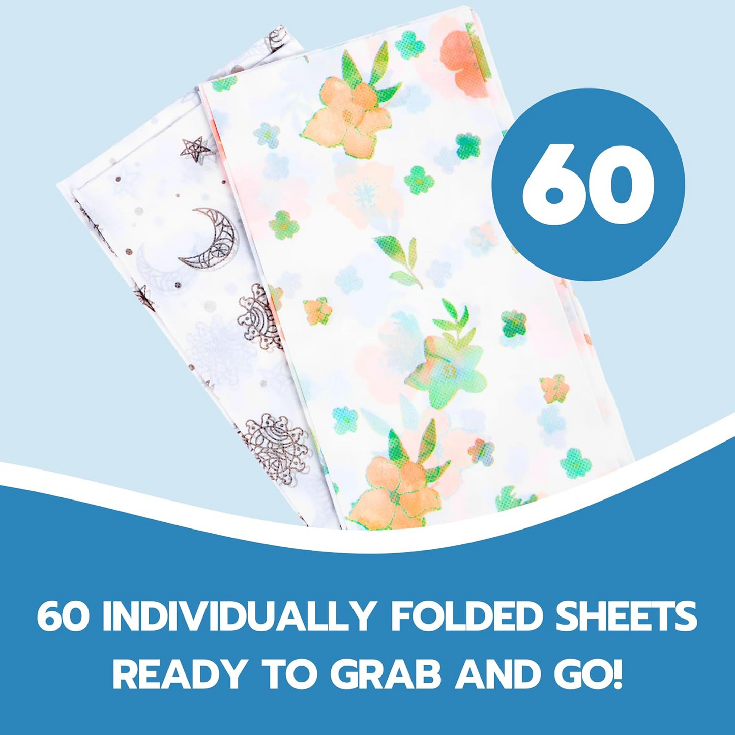Disposable Splat Mats - Boho (120 Pack)