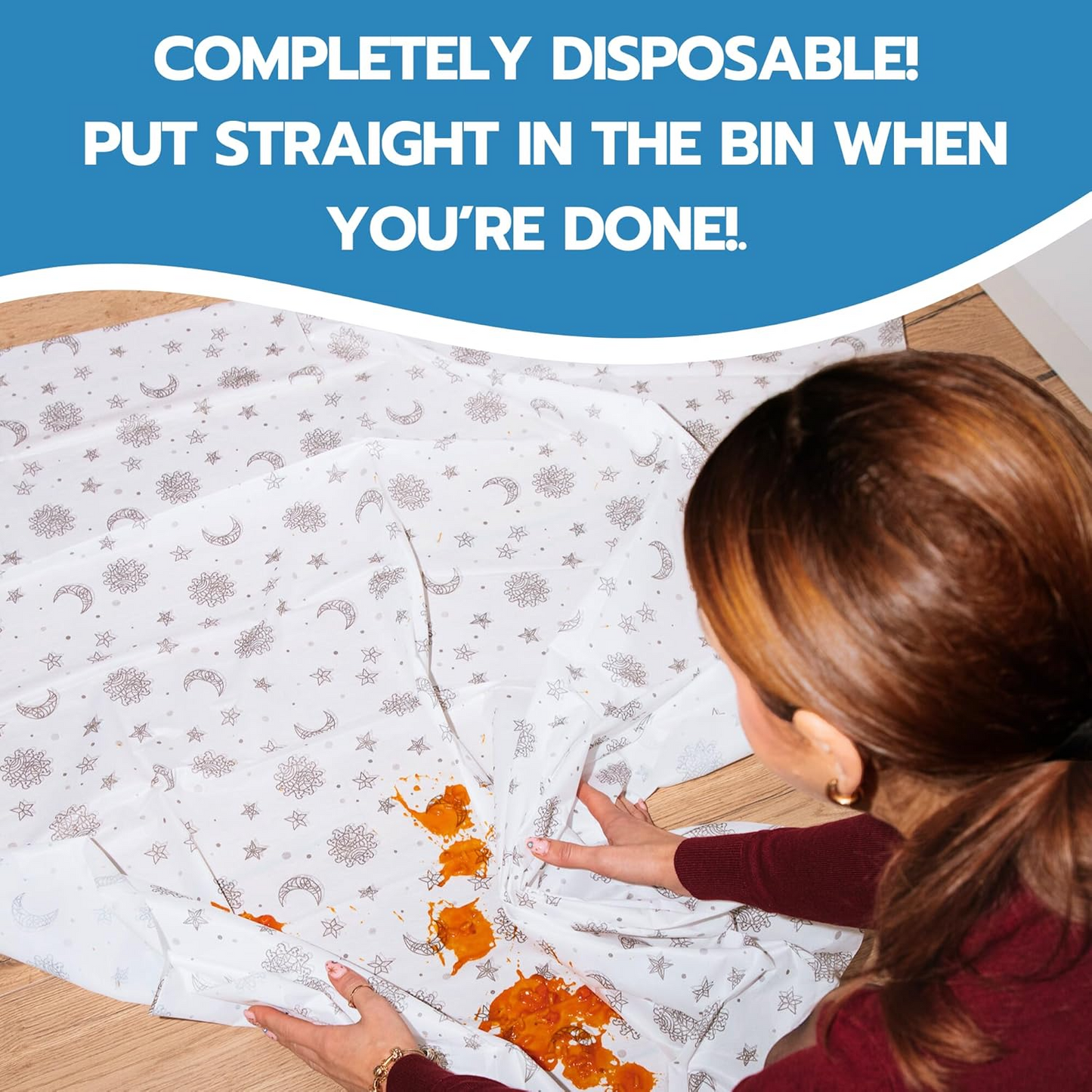 Disposable Splat Mats - Boho (120 Pack)