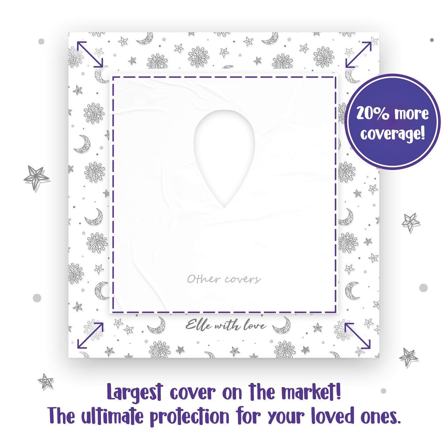 Disposable Toilet Seat Covers - Boho (40 Pack)