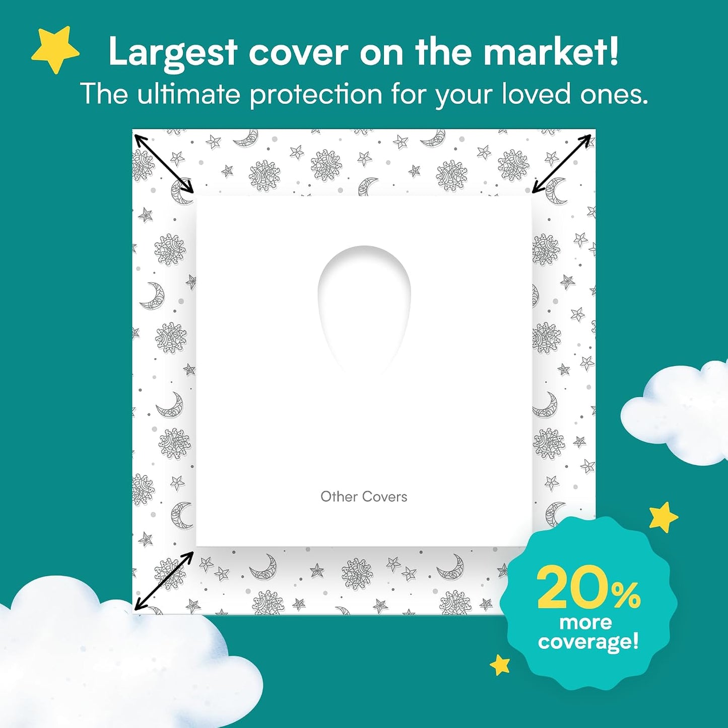 Disposable Toilet Seat Covers - Boho (40 Pack)