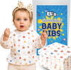Disposable Long Sleeve Baby Bib - Happy Bear (20 Pack)