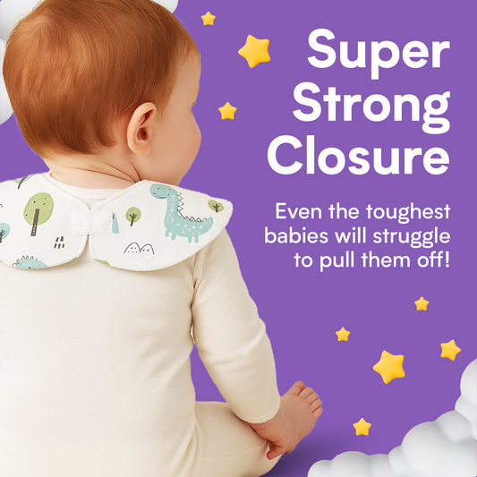 Disposable Sleeveless Baby Bib - Dino (60 Pack)