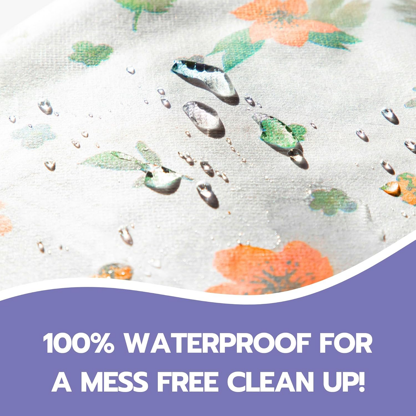 Disposable Splat Mats - Floral (120 Pack)