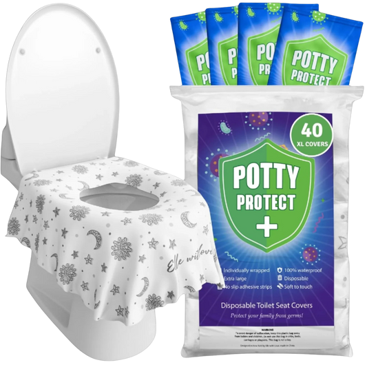 Disposable Toilet Seat Covers - Boho (80 Pack)