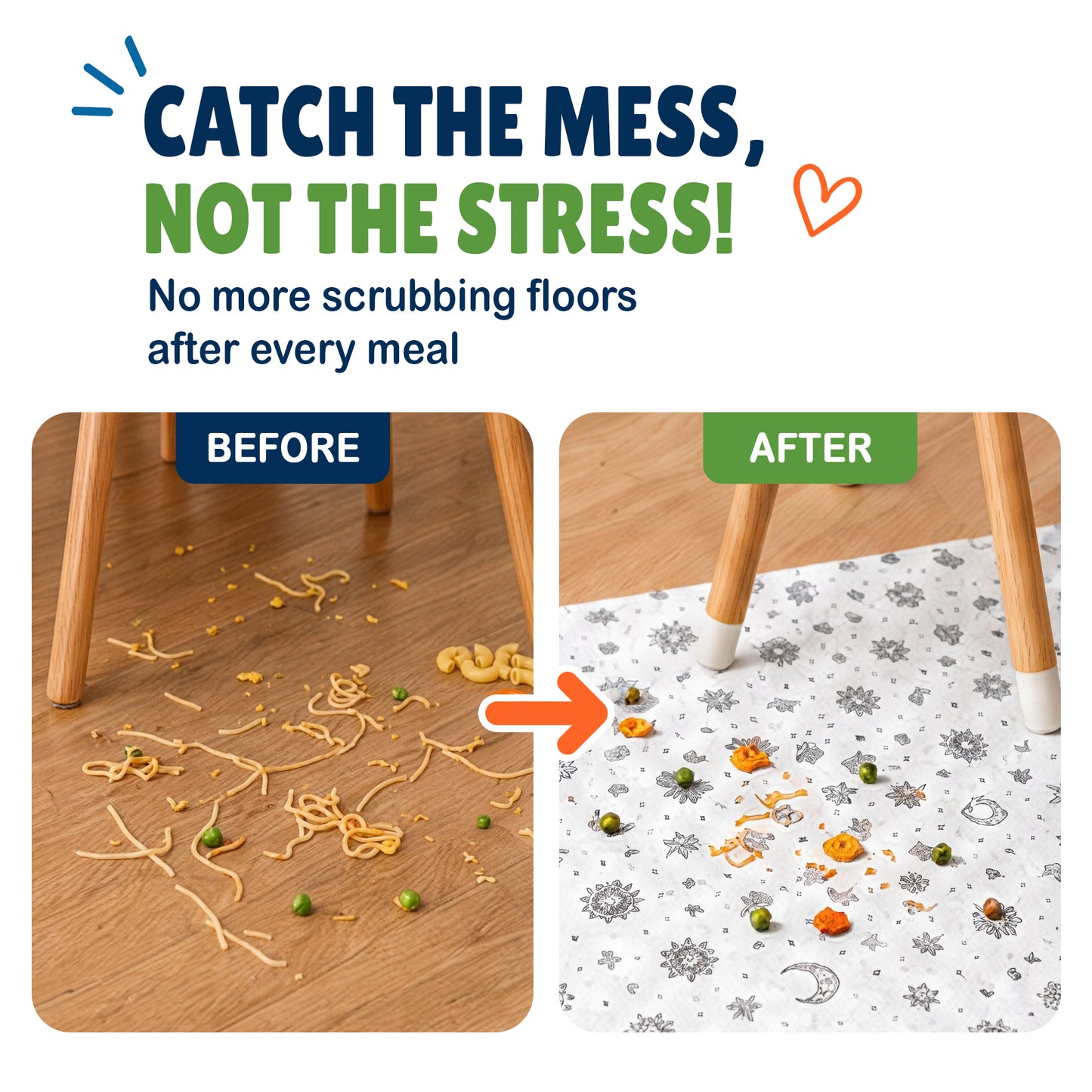 Disposable Splat Mats - Boho (60 Pack)